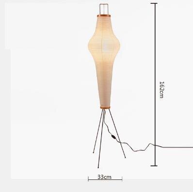 Minimalist Akari Noguchi Paper Floor Lamp - Casatrail.com