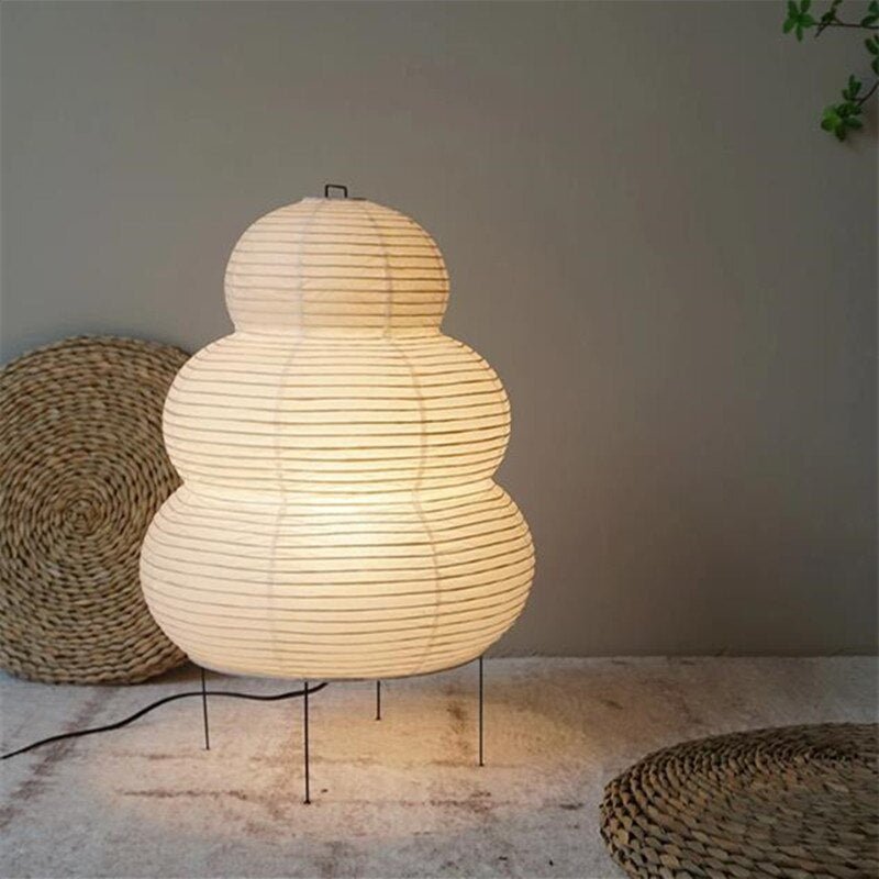 Minimalist Akari Noguchi Paper Floor Lamp - Casatrail.com