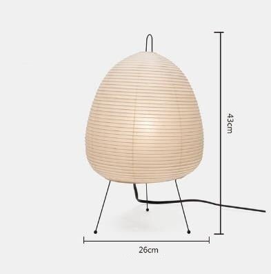 Minimalist Akari Noguchi Paper Floor Lamp - Casatrail.com