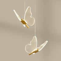 Thumbnail for Minimalist Butterfly Bedside Chandelier - Long Line - Casatrail.com