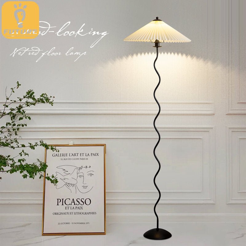 Minimalist Floor Lamp with Skirt Lampshade - Casatrail.com