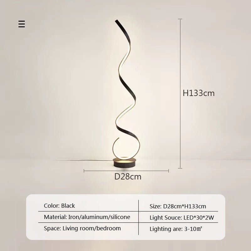 Minimalist LED Strip Floor Lamp - Casatrail.com