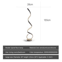 Thumbnail for Minimalist LED Strip Floor Lamp - Casatrail.com