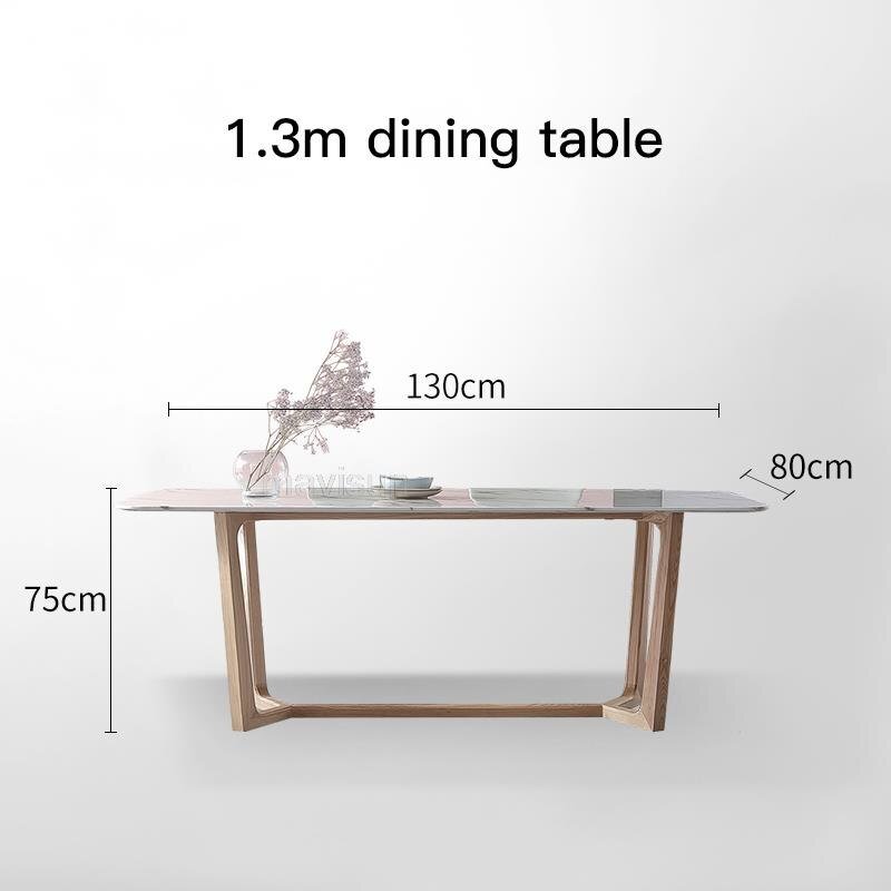 Minimalist Solid Wood Dining Table - Casatrail.com