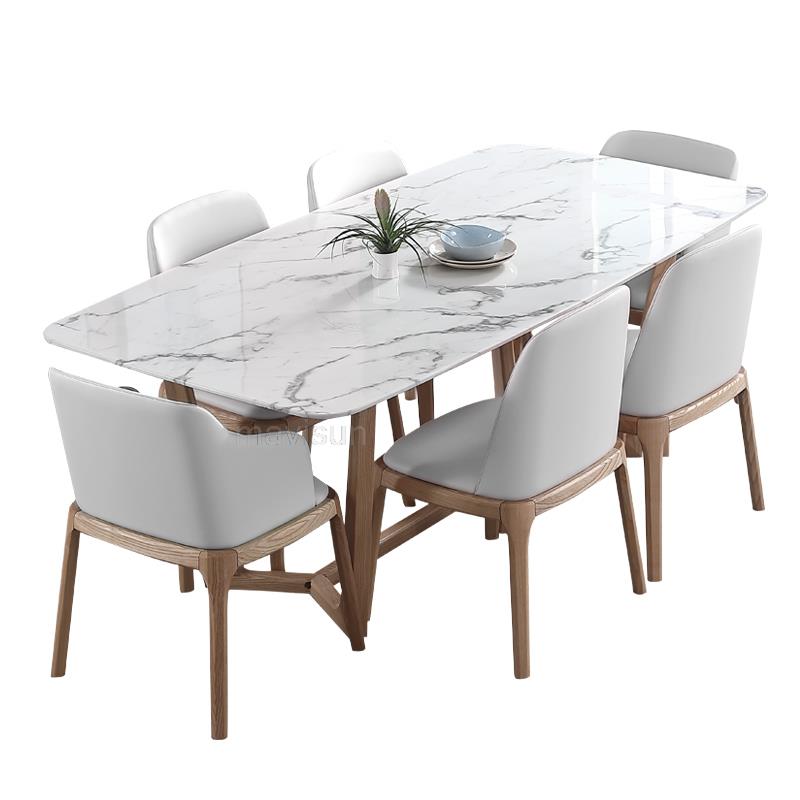 Minimalist Solid Wood Dining Table - Casatrail.com