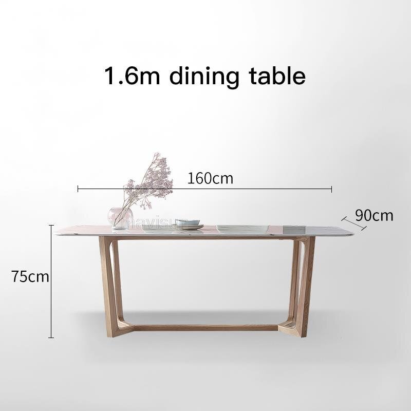 Minimalist Solid Wood Dining Table - Casatrail.com