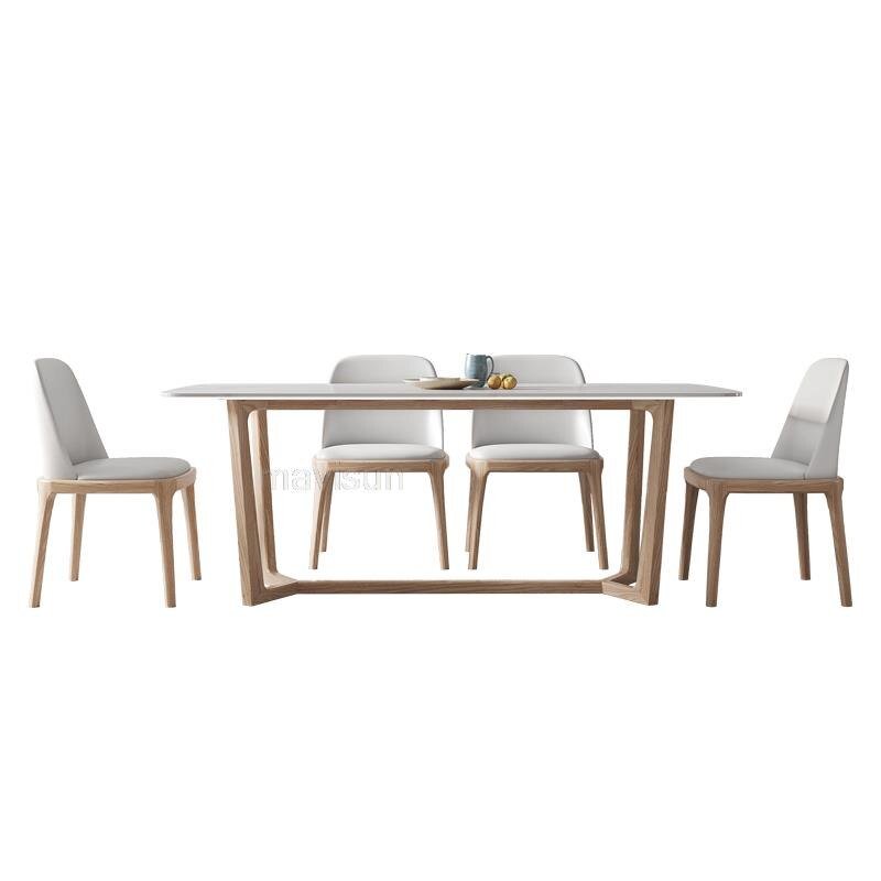 Minimalist Solid Wood Dining Table - Casatrail.com