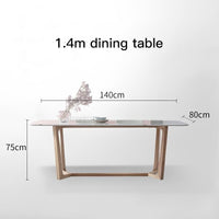 Thumbnail for Minimalist Solid Wood Dining Table - Casatrail.com