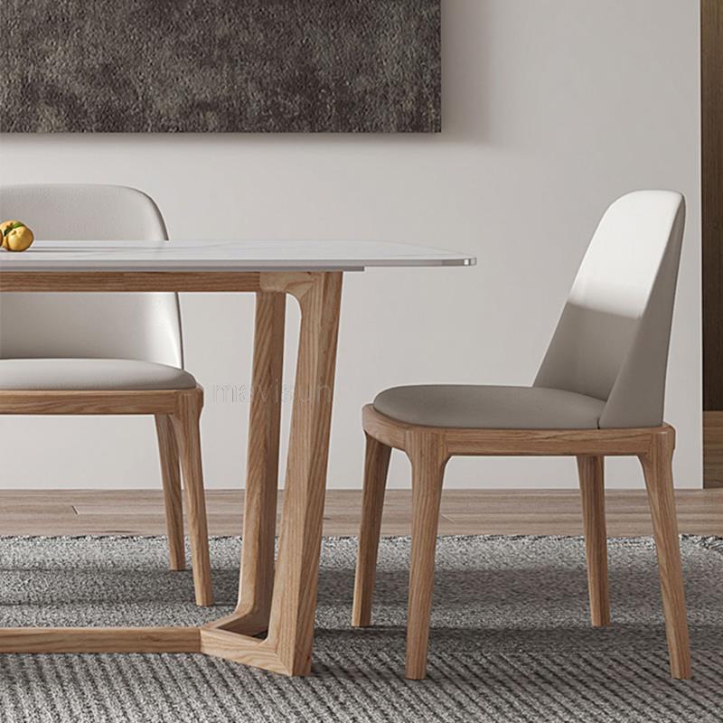 Minimalist Solid Wood Dining Table - Casatrail.com