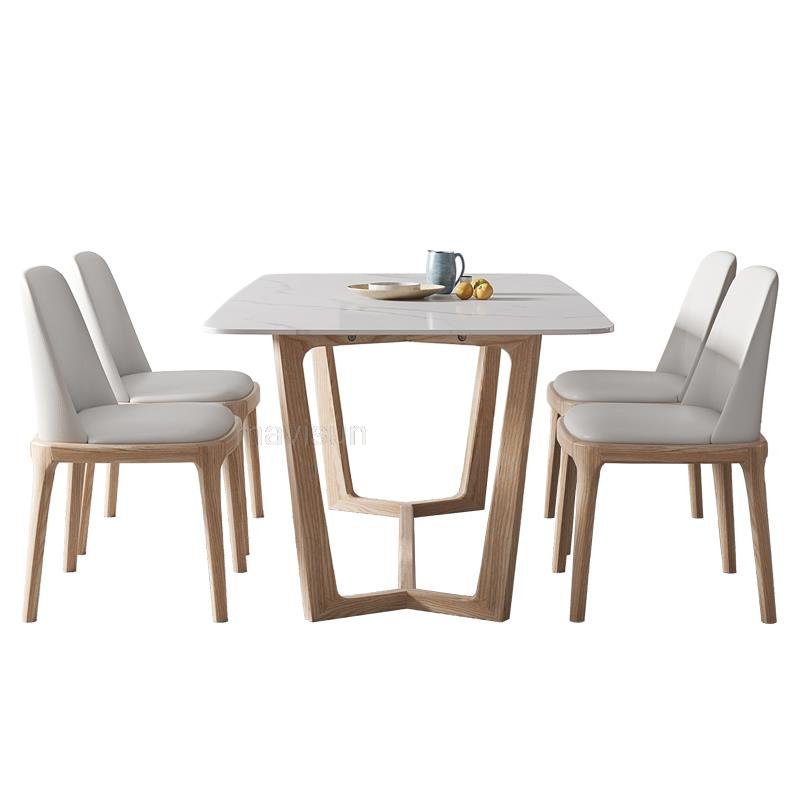 Minimalist Solid Wood Dining Table - Casatrail.com