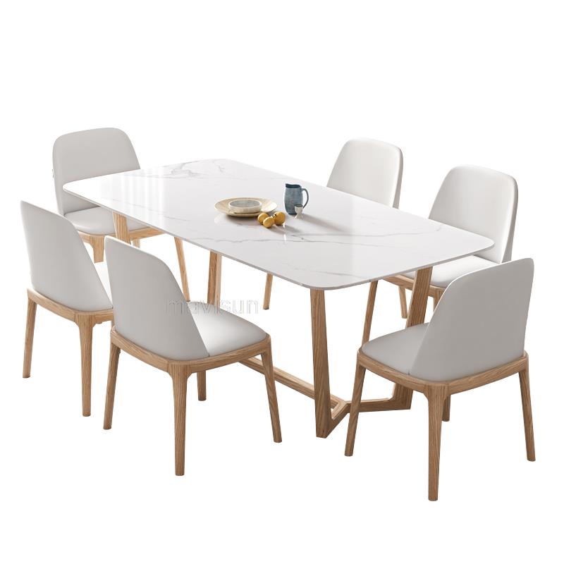 Minimalist Solid Wood Dining Table - Casatrail.com