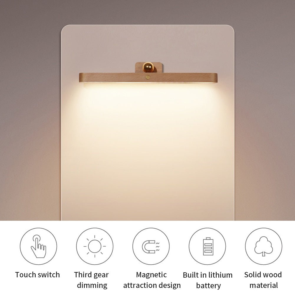 Mirror Light Wall Lamp - Long LED for Bathroom Living Room - Casatrail.com