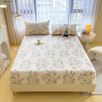 Thumbnail for Missdeer Velvet Fitted Sheet Cartoon Style Bedspread - Casatrail.com