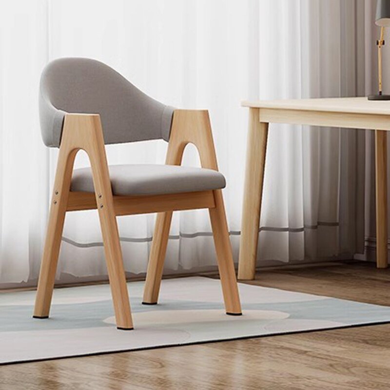 Mobile Designer Wood Arm Accent Dining Chairs - Casatrail.com