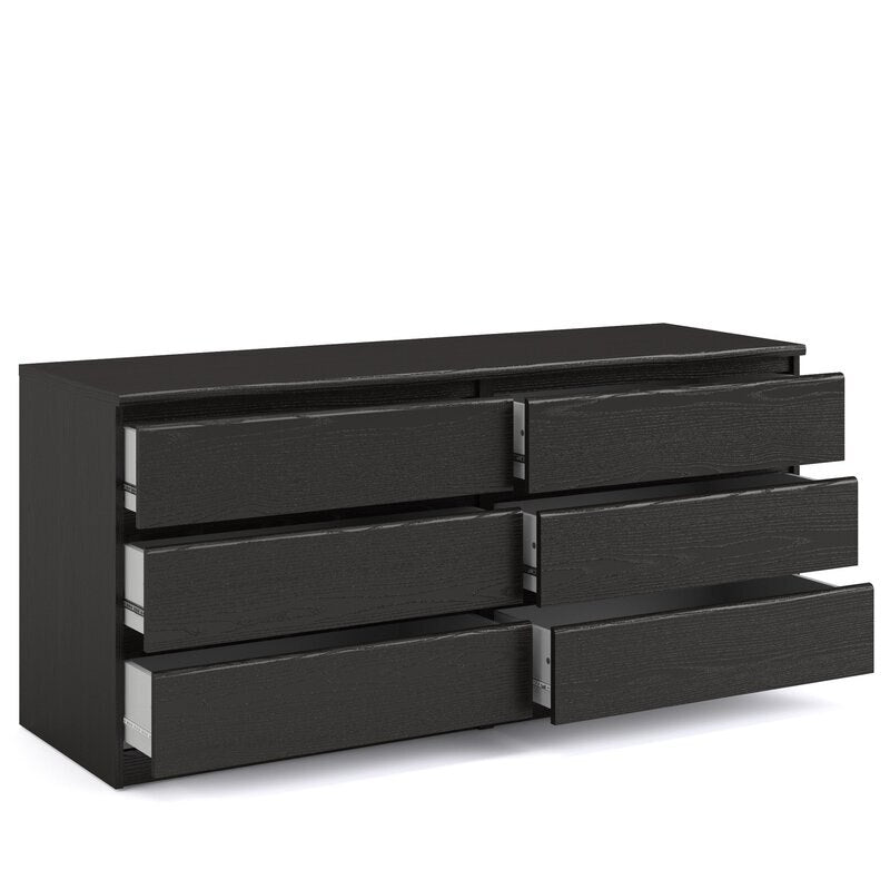 Modern Contemporary Solid Wood 6 - Drawer Cabinet - Casatrail.com