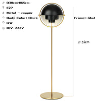 Thumbnail for Modern Copper Floor Lamp with E27 Bulb - Casatrail.com