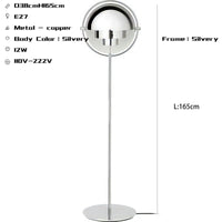 Thumbnail for Modern Copper Floor Lamp with E27 Bulb - Casatrail.com