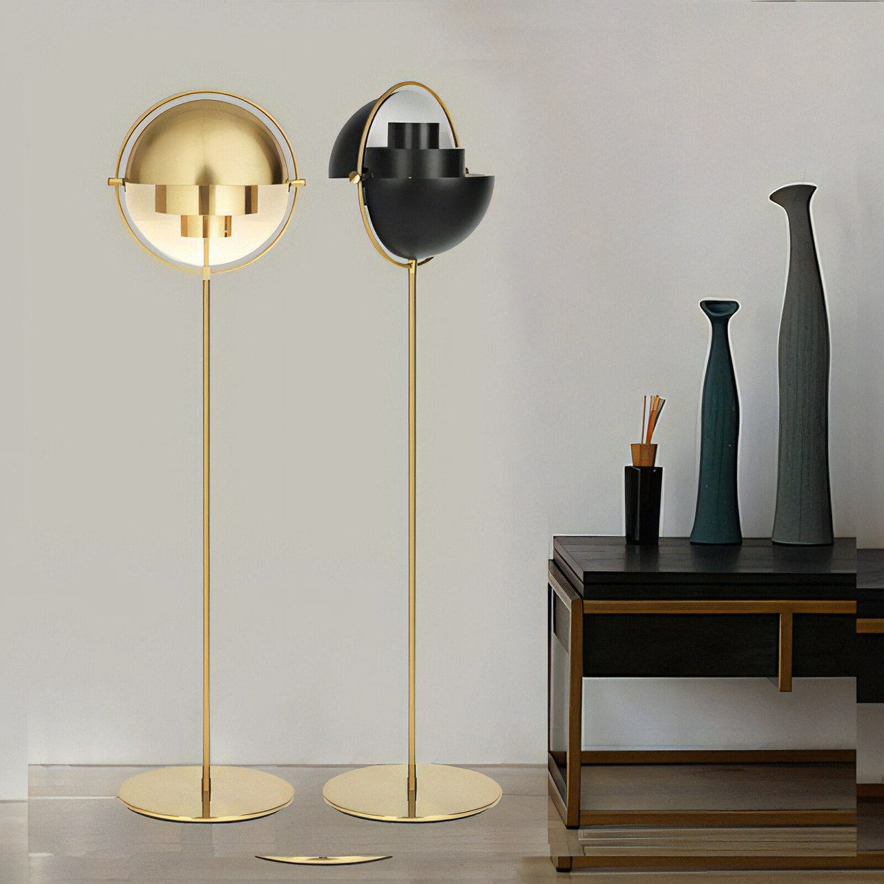 Modern Copper Floor Lamp with E27 Bulb - Casatrail.com