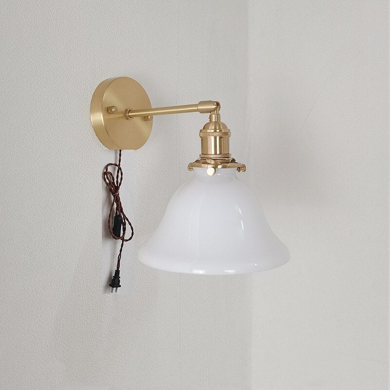 Modern Copper Wall Lamp with Swing Arm - Casatrail.com