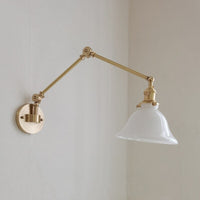 Thumbnail for Modern Copper Wall Lamp with Swing Arm - Casatrail.com