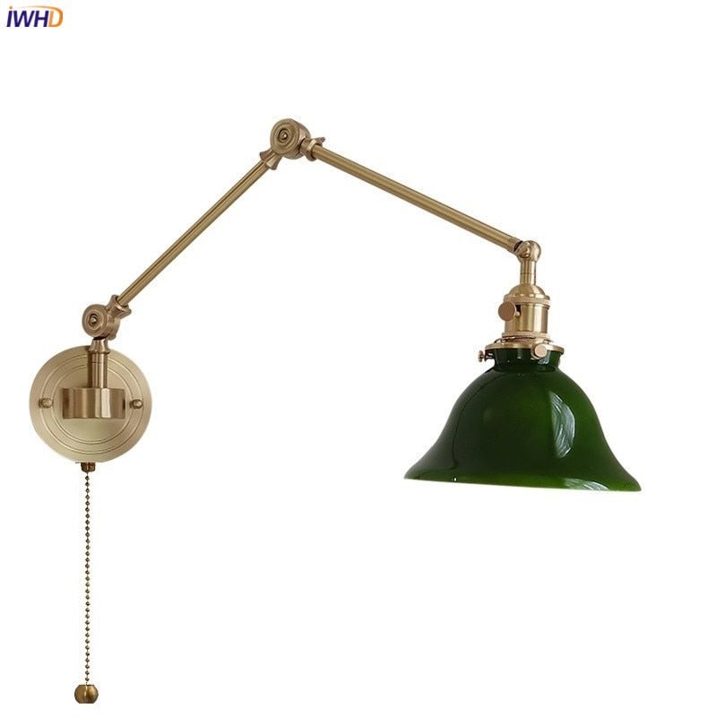 Modern Copper Wall Lamp with Swing Arm - Casatrail.com