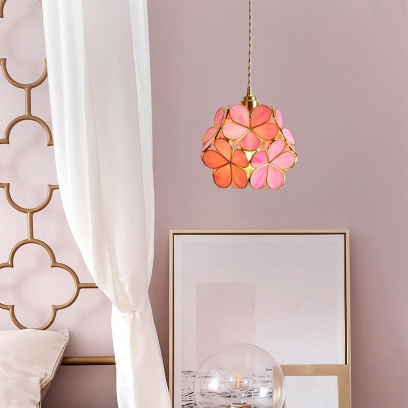 Modern Crystal Glass Pendant Light for Bedroom Ceiling - Casatrail.com