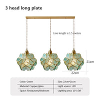 Thumbnail for Modern Crystal Glass Pendant Light for Bedroom Ceiling - Casatrail.com