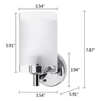Thumbnail for Modern E27 LED Wall Light with Glass Sconce (Bulb Not Included) - Casatrail.com