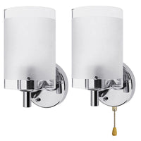 Thumbnail for Modern E27 LED Wall Light with Glass Sconce (Bulb Not Included) - Casatrail.com