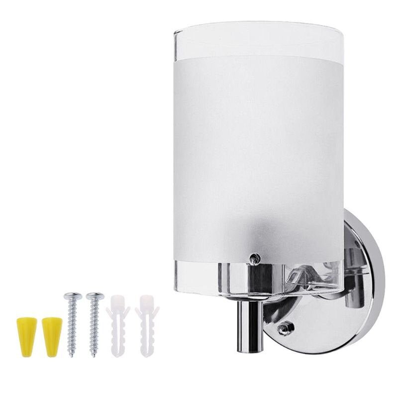 Modern E27 LED Wall Light with Glass Sconce (Bulb Not Included) - Casatrail.com