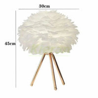 Thumbnail for Modern Feather LED Table Lamp - Casatrail.com