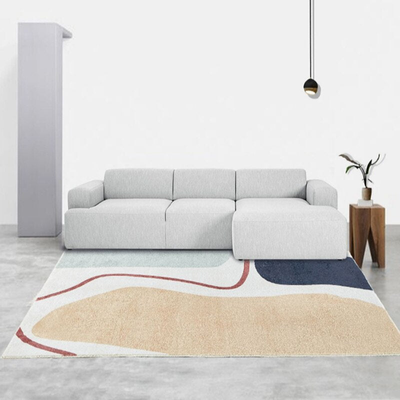 Modern Fluffy Bedroom Bedside Carpet - Casatrail.com