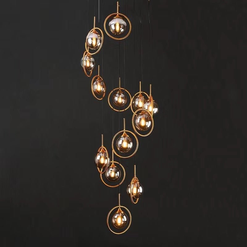 Modern Glass Ball Chandelier - Pendant Lights - Casatrail.com
