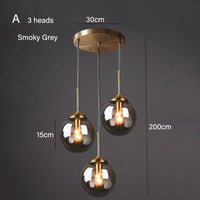 Thumbnail for Modern Glass Ball Chandelier - Pendant Lights - Casatrail.com