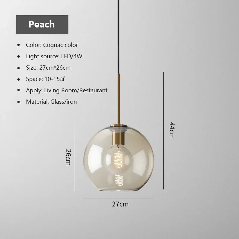 Modern Glass Pendant Light - Casatrail.com