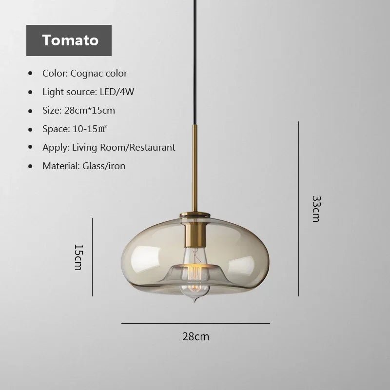 Modern Glass Pendant Light - Casatrail.com