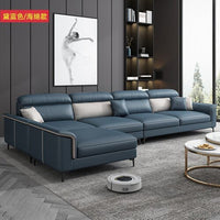 Thumbnail for Modern Lazy Leather Sectional Sofa - Casatrail.com
