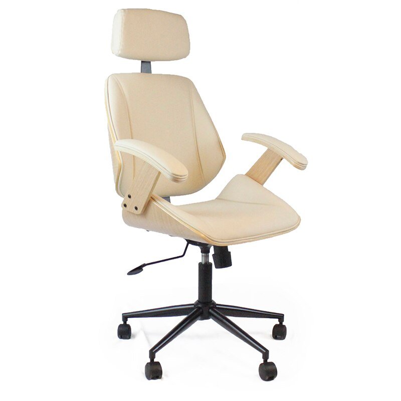 Modern Leather Gaming Chair - Lift Swivel Backrest and Comfortable - Casatrail.com