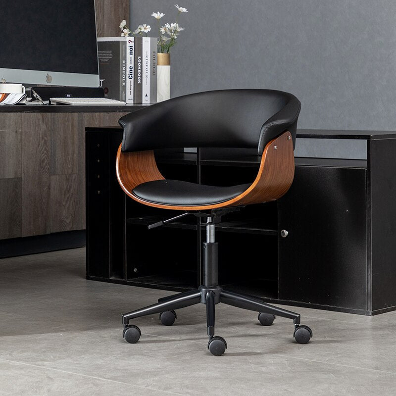 Modern Leather Gaming Chair - Lift Swivel Backrest and Comfortable - Casatrail.com