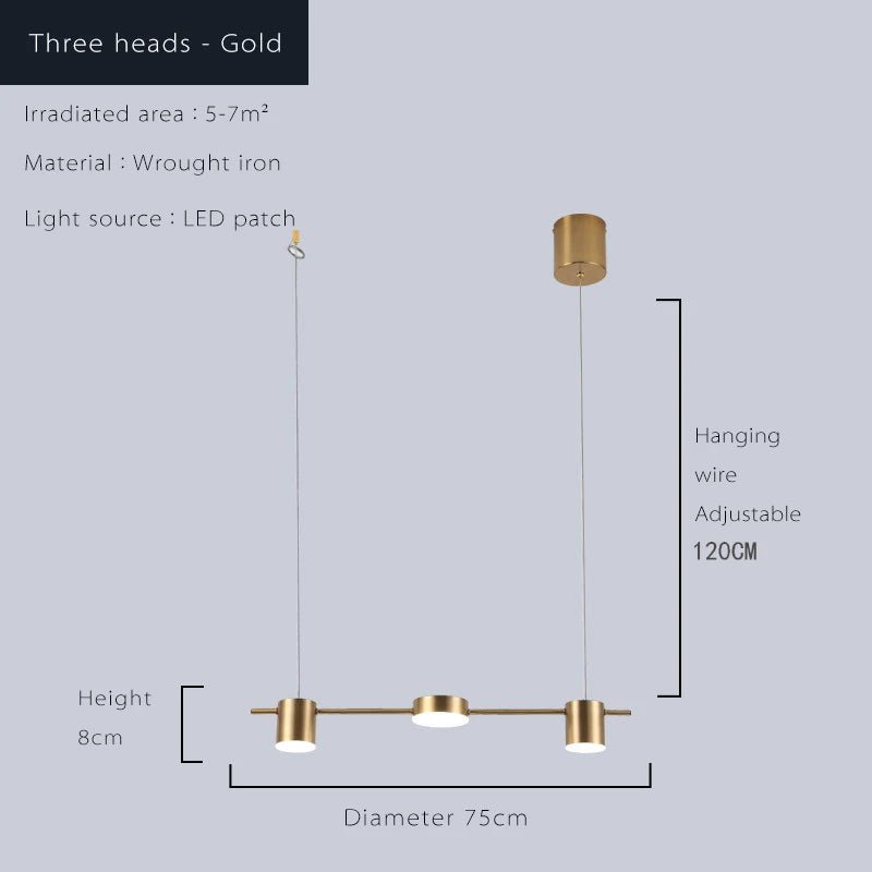 Modern LED Chandelier with Dimmable Indoor Lighting - Casatrail.com