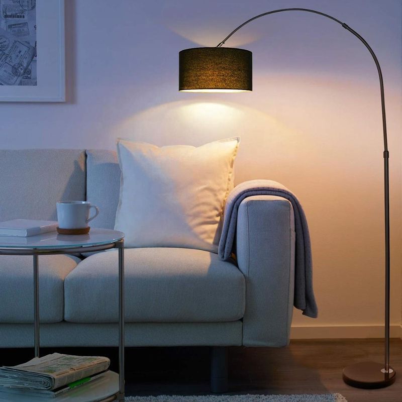 Modern LED Floor Lamp with Marble Base for Study and Bedrooms - Casatrail.com