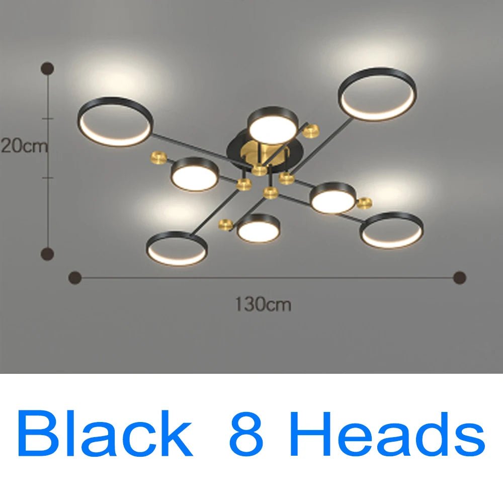 Modern LED Pendant Light With Remote Control - Casatrail.com