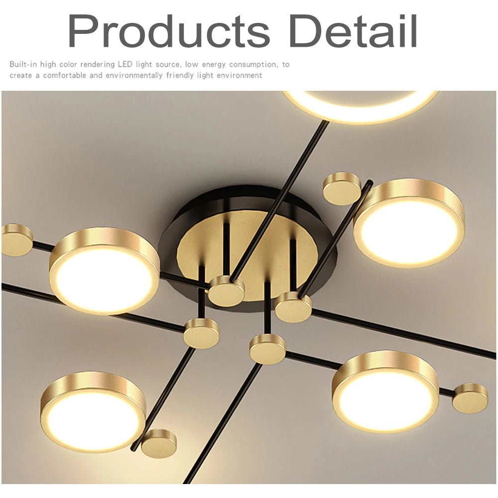 Modern LED Pendant Light With Remote Control - Casatrail.com