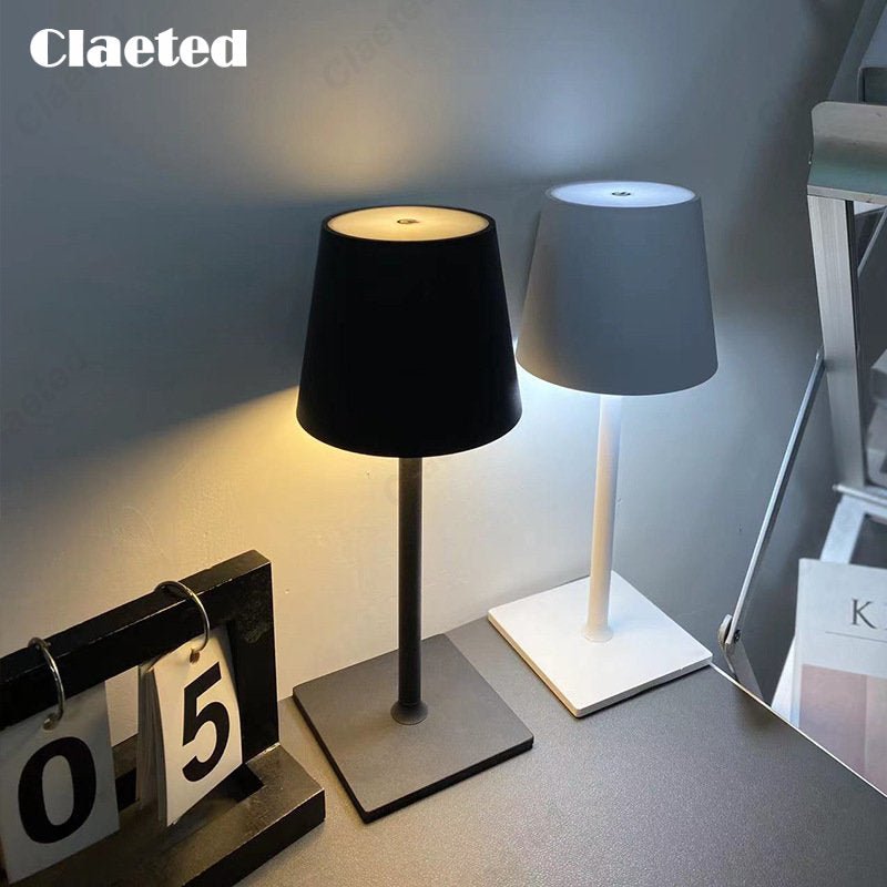 Modern LED Table Lamp with Wireless Charging - Casatrail.com