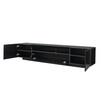 Thumbnail for Modern LED TV Cabinet with Lights and Storage Drawers - Casatrail.com