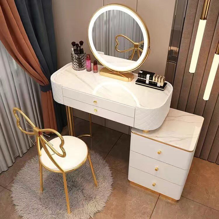 Modern LED Vanity Desk Dresser Table for Household Bedroom - Casatrail.com