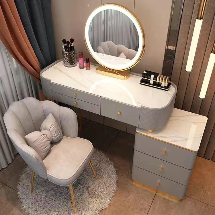 Modern LED Vanity Desk Dresser Table for Household Bedroom - Casatrail.com