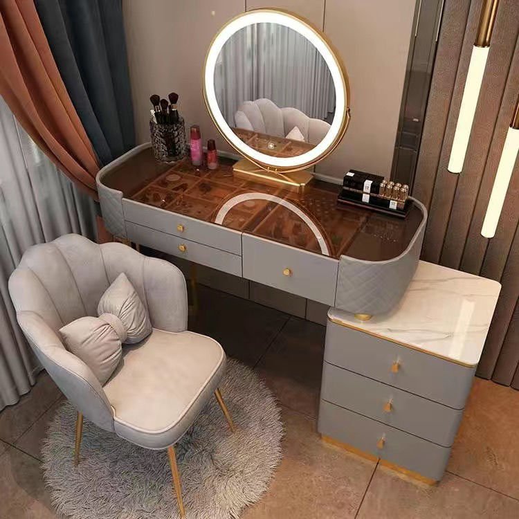 Modern LED Vanity Desk Dresser Table for Household Bedroom - Casatrail.com