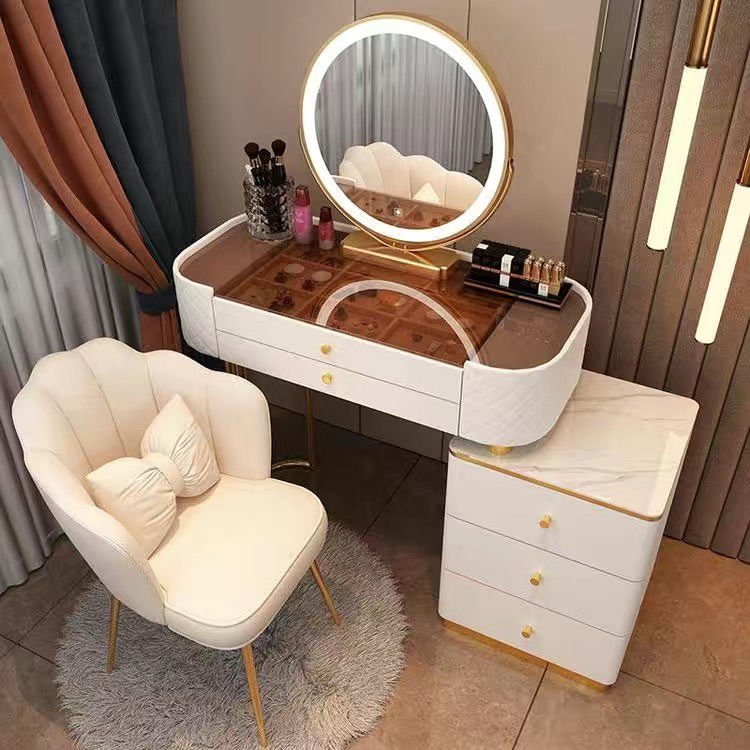 Modern LED Vanity Desk Dresser Table for Household Bedroom - Casatrail.com