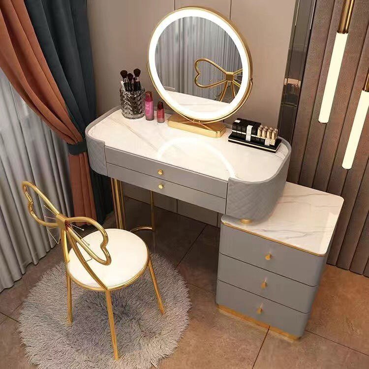 Modern LED Vanity Desk Dresser Table for Household Bedroom - Casatrail.com